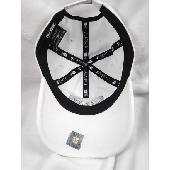 NEW YORK JETS NY Hat Cap Strap Back Metal Closure White New Era 9Twenty NFL - Picture 5 of 6